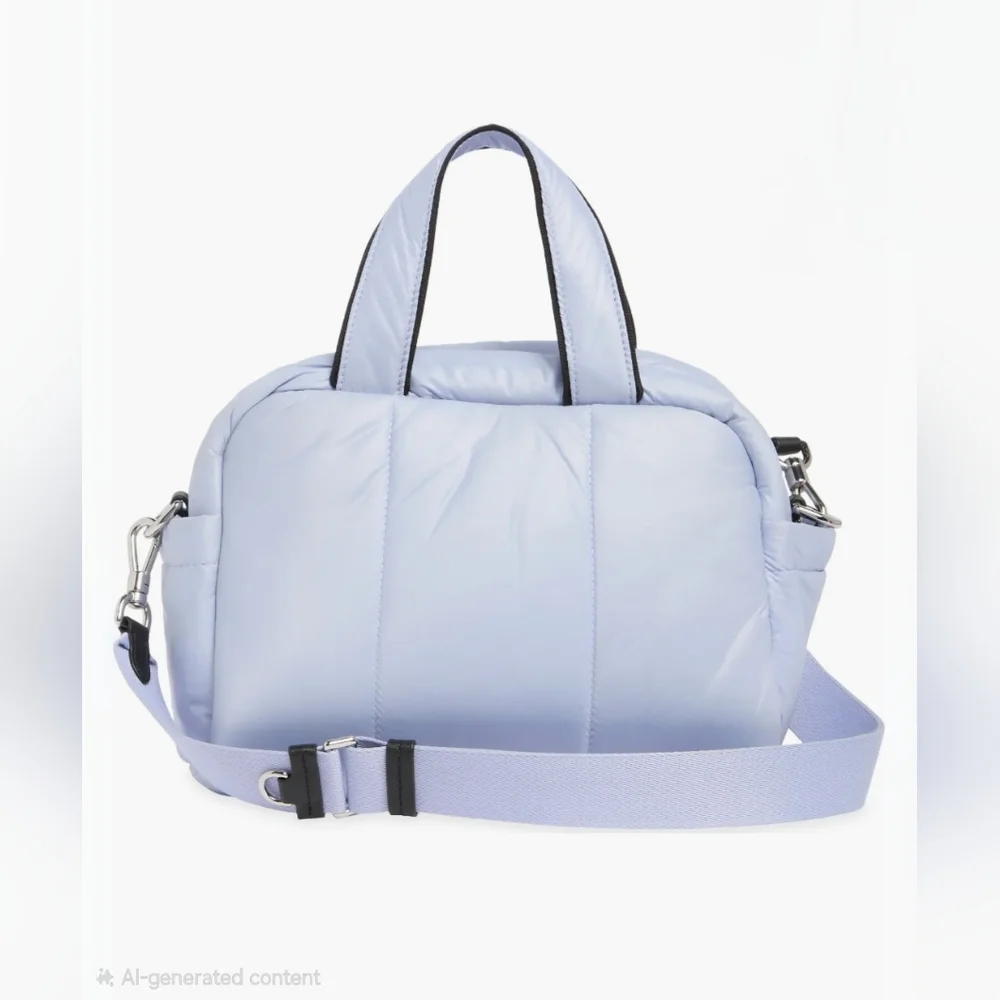 Kate Spade Puffer Crossbody In Viola Flower, NWT